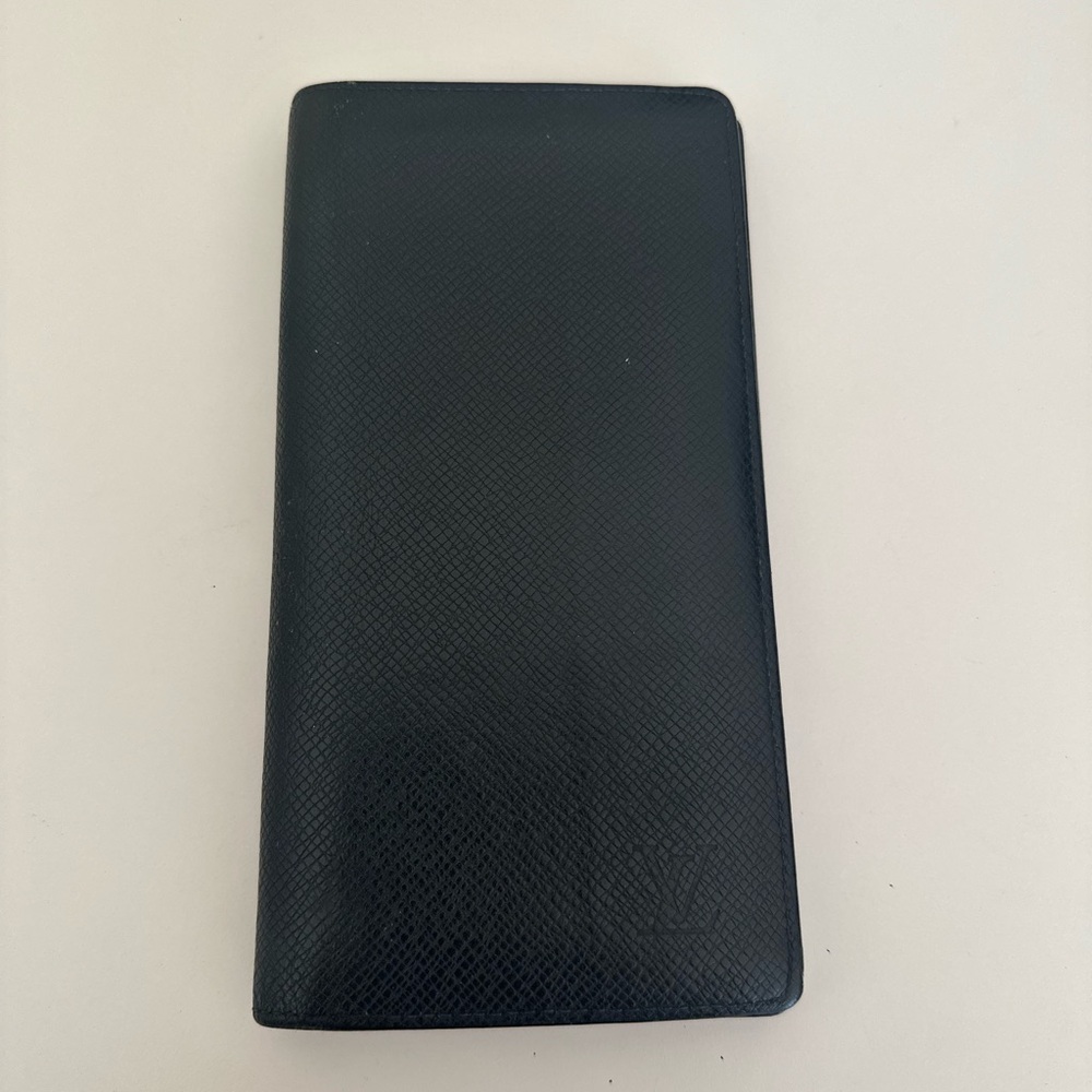 Authentic Louis vuitton black long wallet
